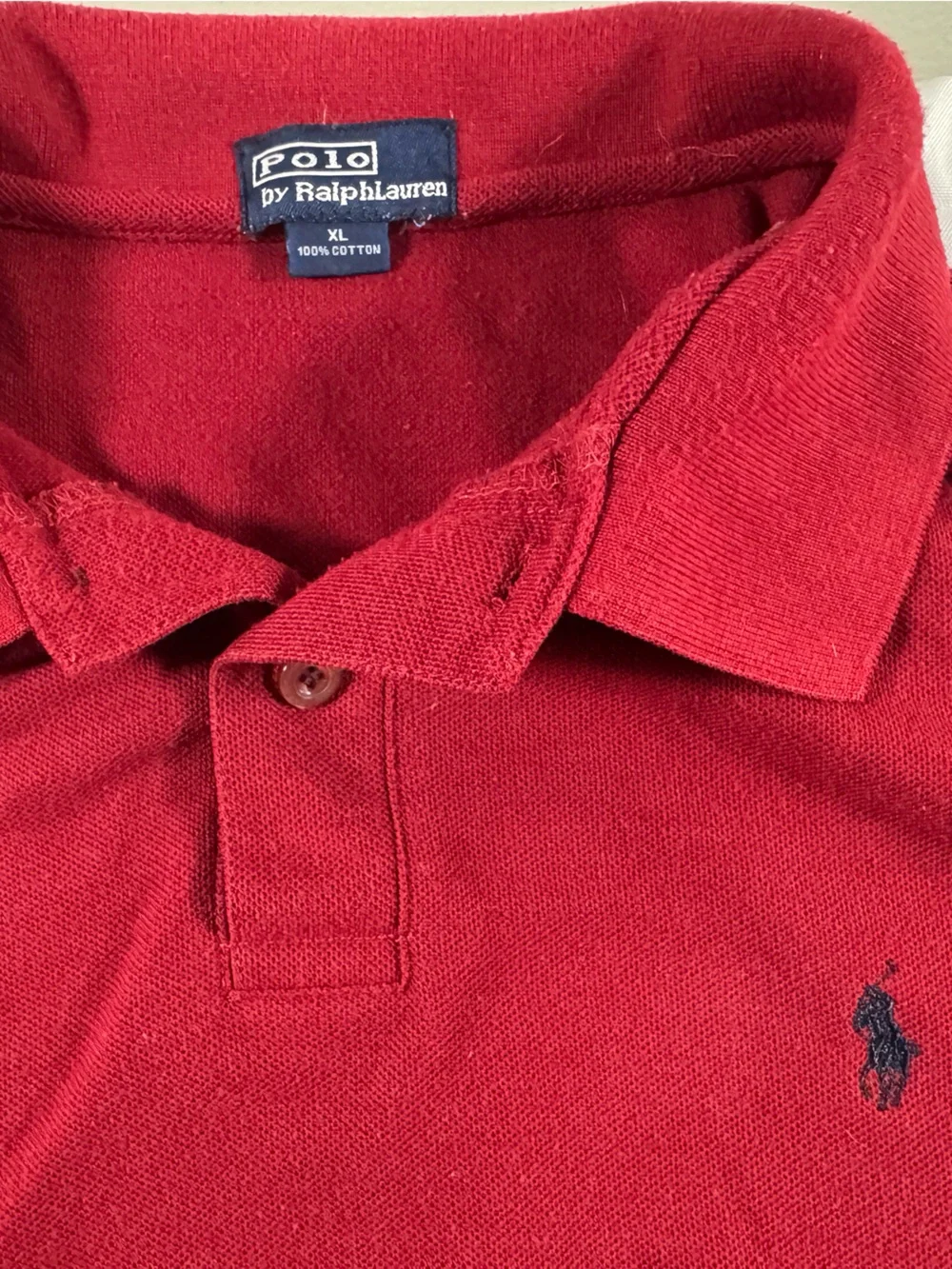 Ralph Lauren Men's Deep Red Polo with Embroidered Pony